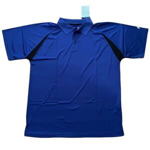 Russell Athletic Blue Dri-Power Pullover Polo Shirt Mens Size XLT NEW Sports